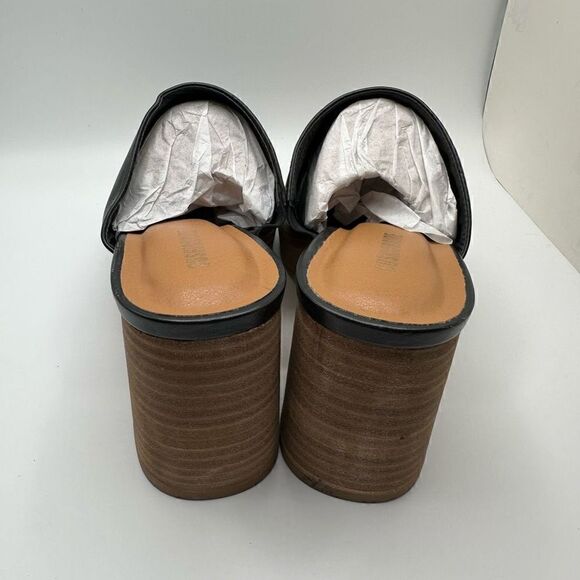 CUSHIONAIRE Women's soft one band Heel Sandal +Memory Foam 7.5 BLACK - Picture 4 of 7